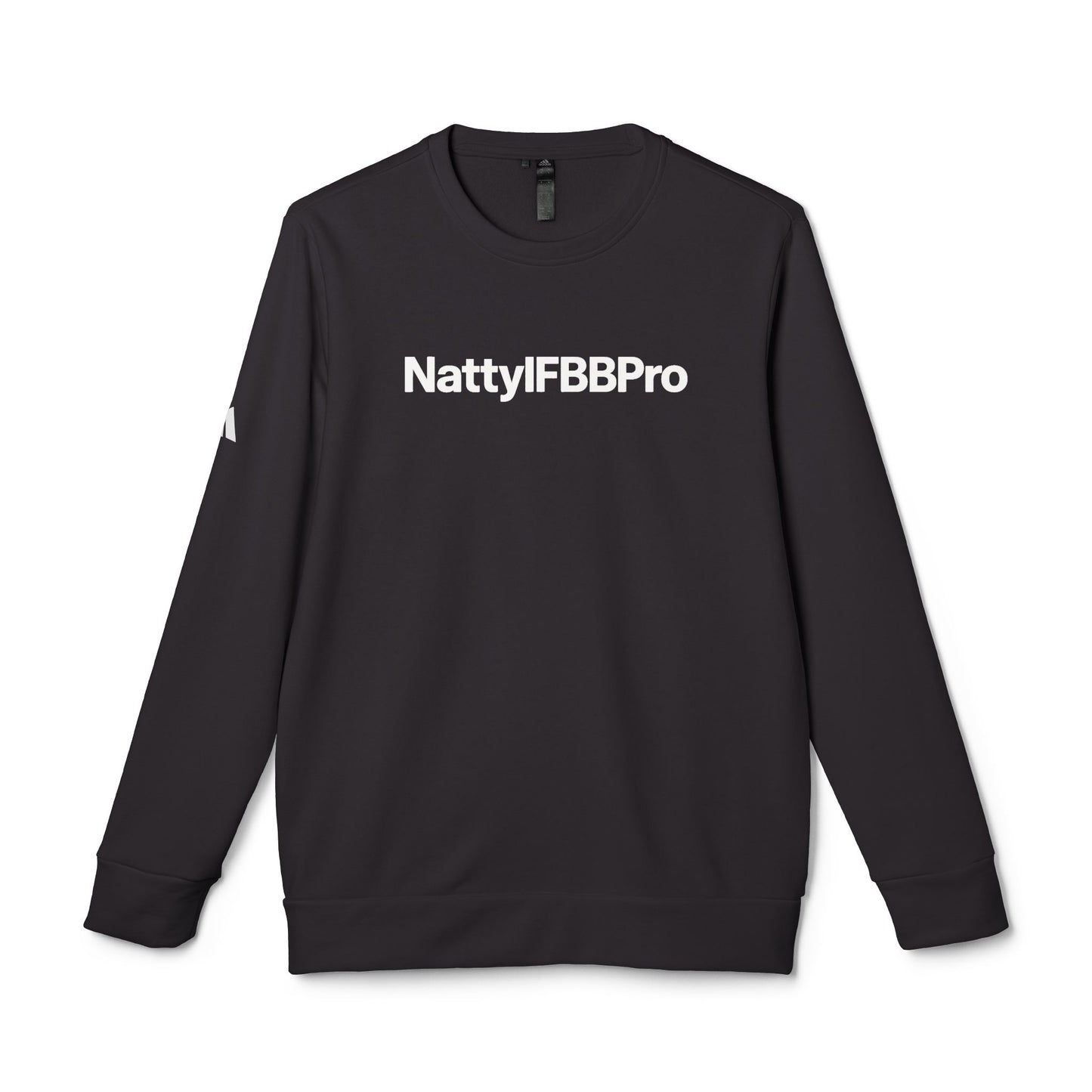 Adidas Natty IFBB Pro Crewneck Gym Fleece Sweatshirt