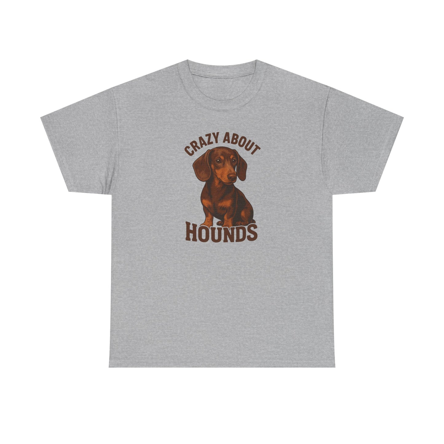 Crazy About Hounds Unisex Tee | Dog Lover Gift & Pet Owner Shirt