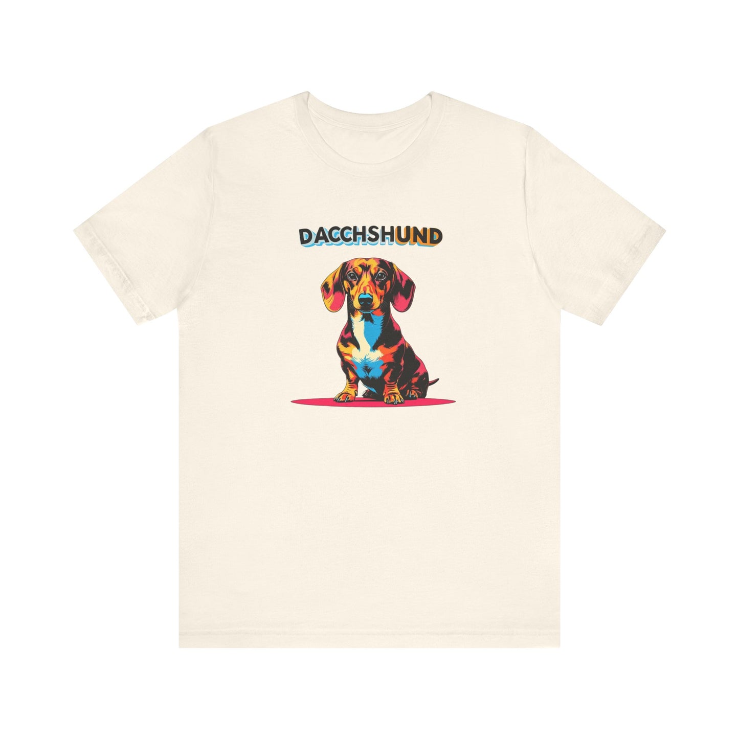 Colorful Dachshund Tee - Unisex Dog Lover T-Shirt, Gift for Pet Owners, Cute Casual Wear, Animal Advocate Apparel, Perfect for Birthdays