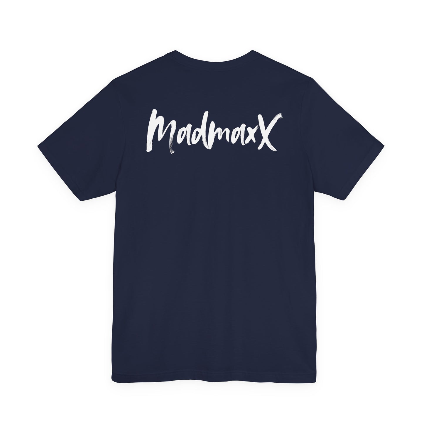 Nah Mean Graphic Tee — Black Casual Script T-Shirt (Front & Back Text)
