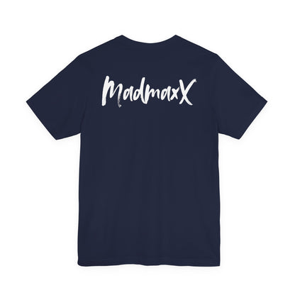 Nah Mean Graphic Tee — Black Casual Script T-Shirt (Front & Back Text)