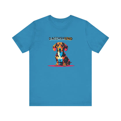 Colorful Dachshund T-Shirt | Unisex Dog Lover Gift & Pet Owner Tee