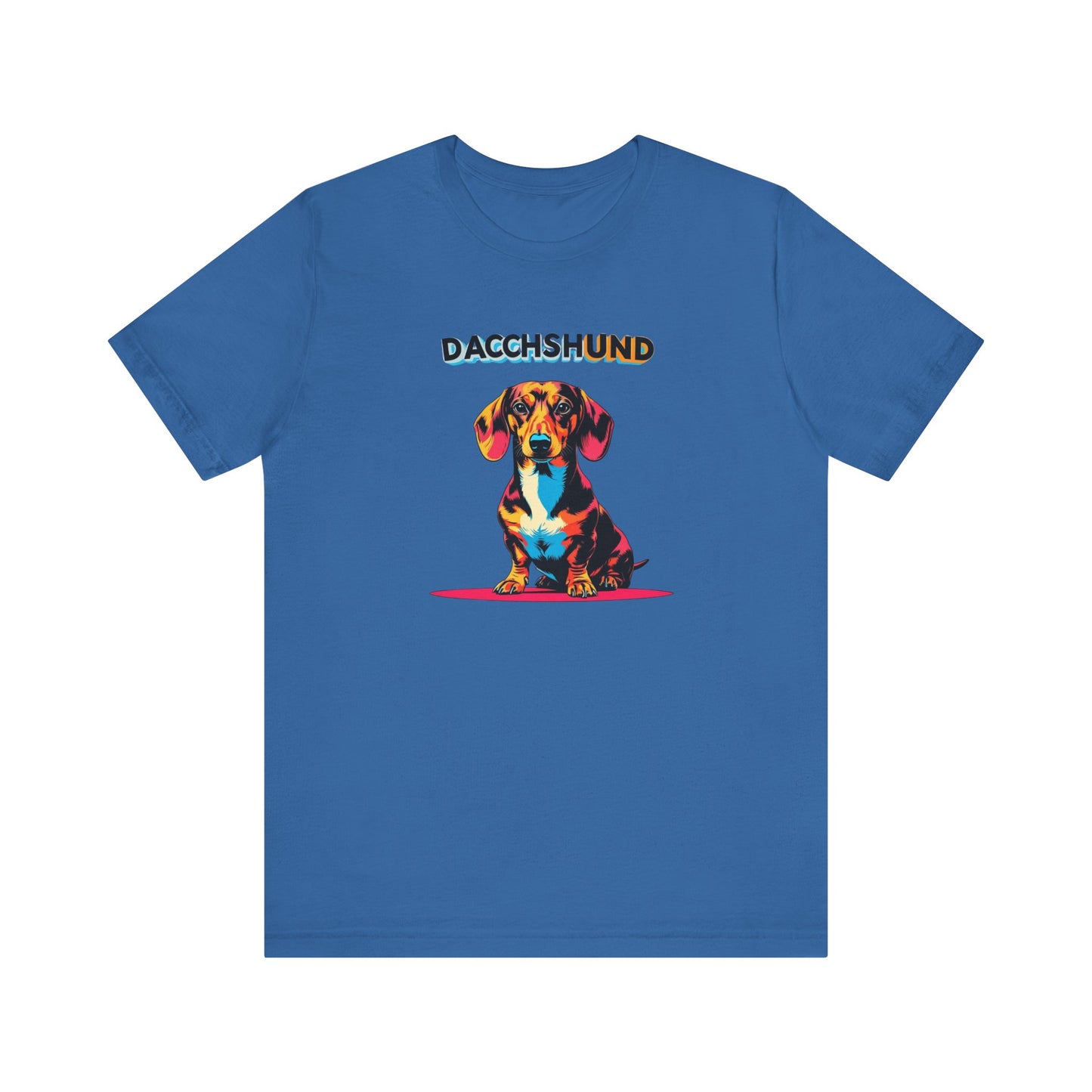 Colorful Dachshund Tee - Unisex Dog Lover T-Shirt, Gift for Pet Owners, Cute Casual Wear, Animal Advocate Apparel, Perfect for Birthdays