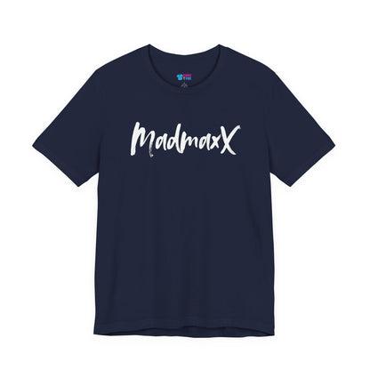 Back-Print Tee — Bold Brush Script "MONNG YKTU!" Casual Graphic T-Shirt
