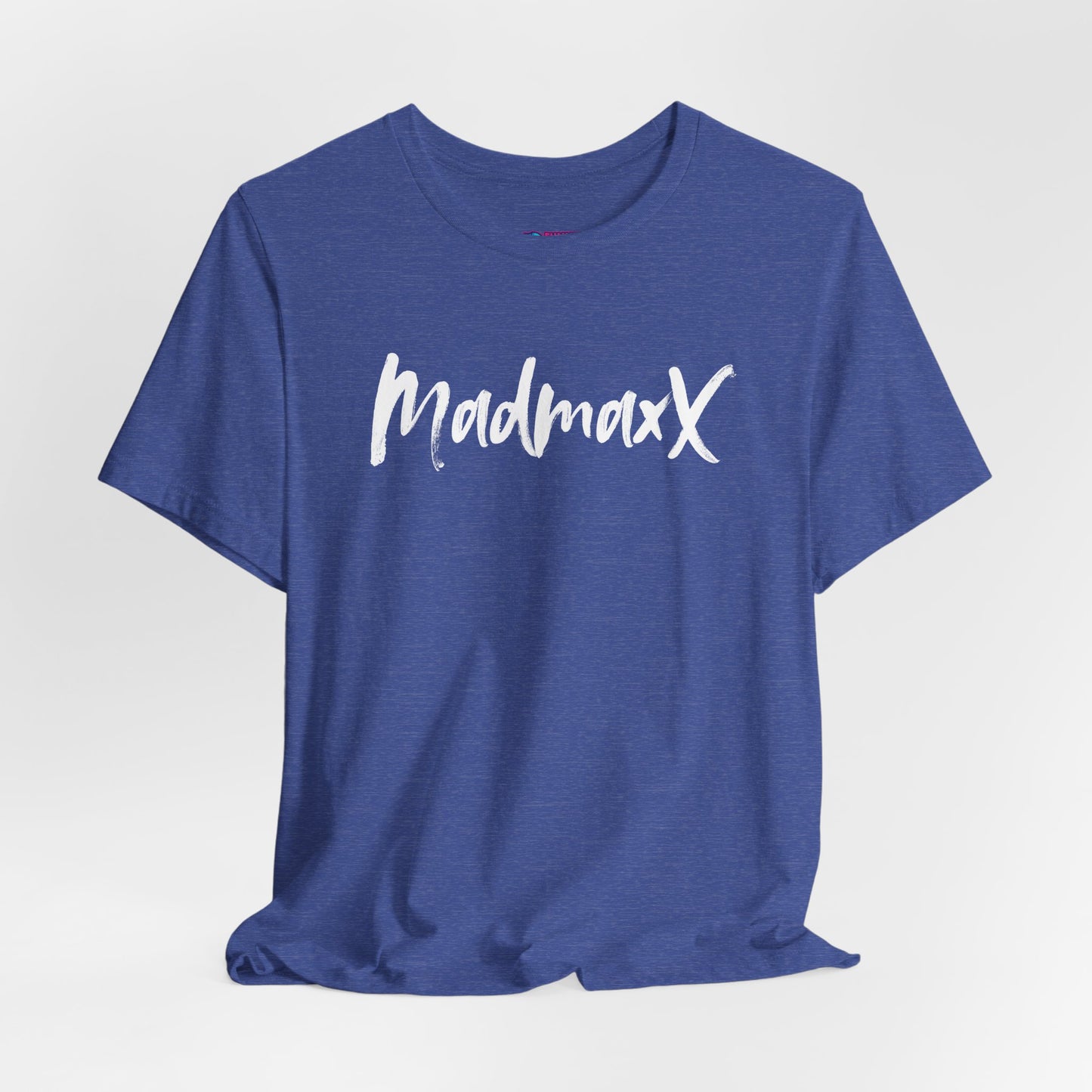 Back-Print Tee — Bold Brush Script "MONNG YKTU!" Casual Graphic T-Shirt