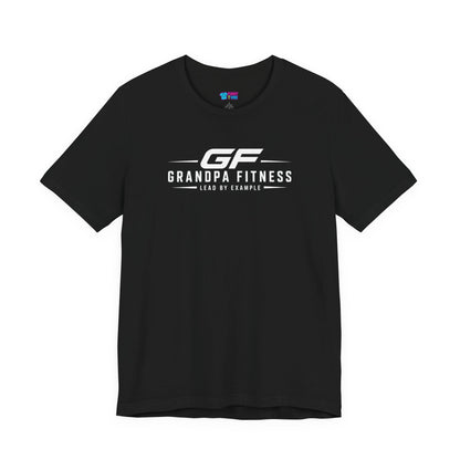 GF Grandpa Fitness Lead By Example T-Shirt | Grandpa Gym Shirt for Active Men