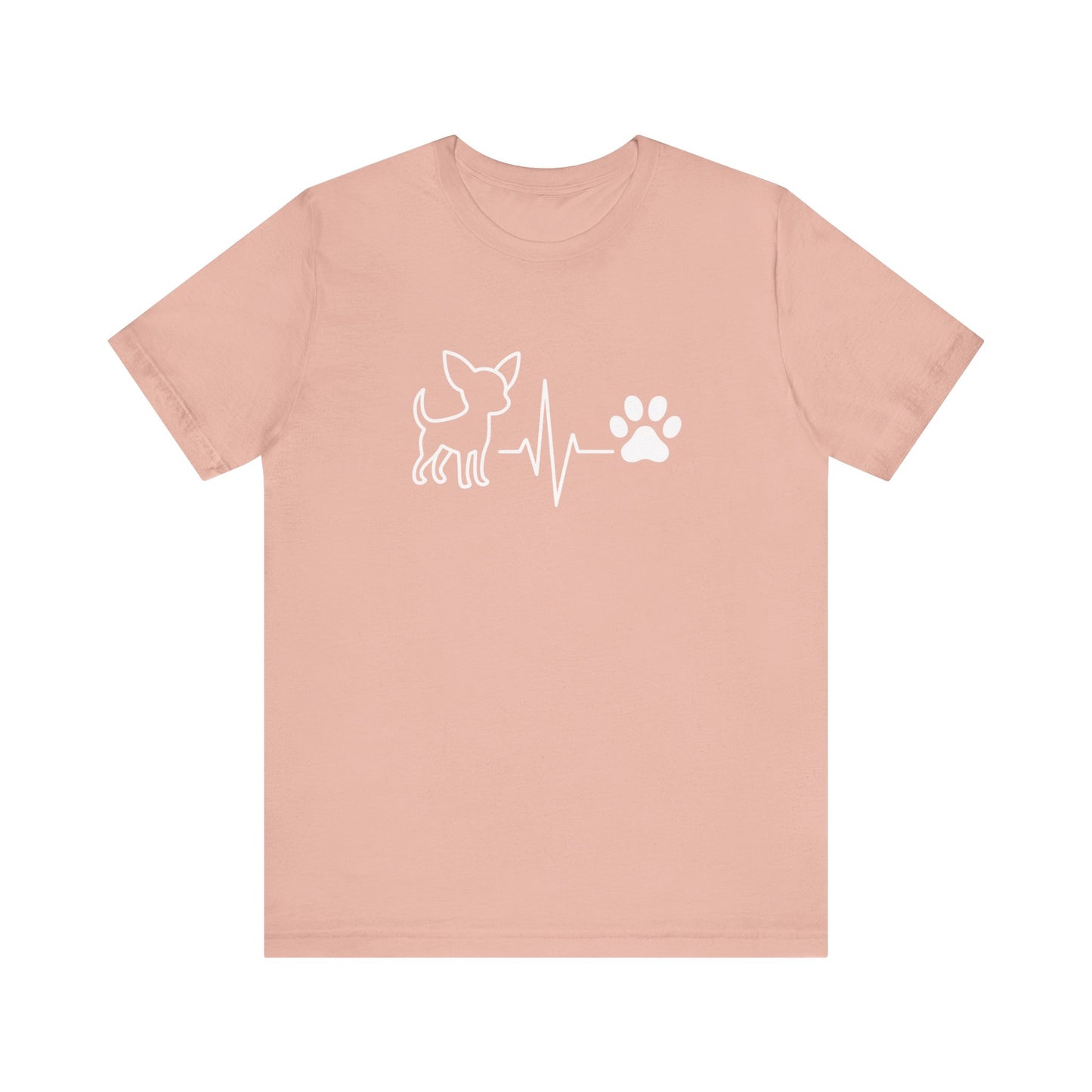 Chihuahua Heartbeat T-Shirt | Funny Dog Lover Gift & Pet Owner Tee