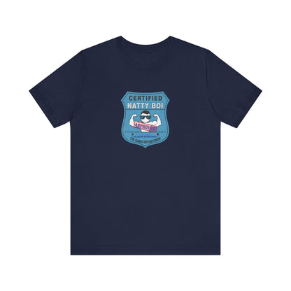 Certified Natty Boi T-Shirt | Funny Gym Slogan Tee, Unisex Fitness Gift