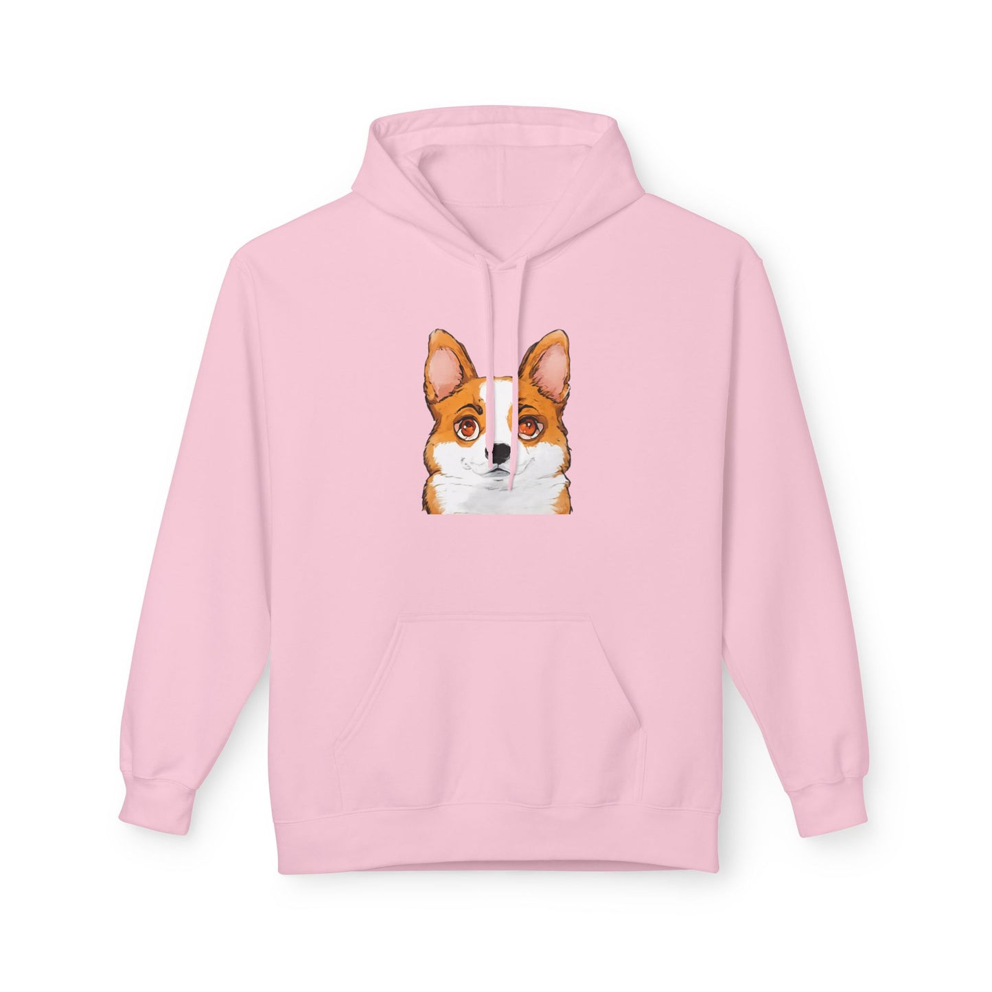 Corgi Hoodie, Corgi Face Pullover Cute Pembroke Welsh Corgi Hoodie for Dog Lovers