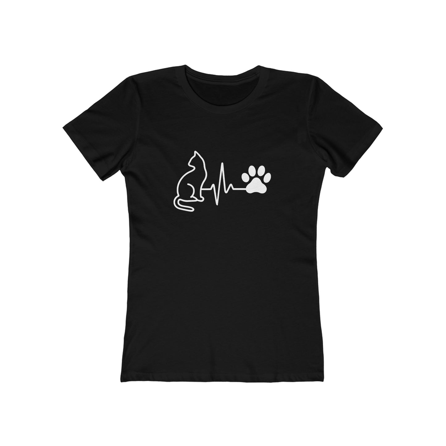 Cat Lover's Boyfriend Tee - Perfect for Pet Owners, Gift for Animal Lovers, Cute and Comfy Shirt, Casual Wear, Cat Mom Tee