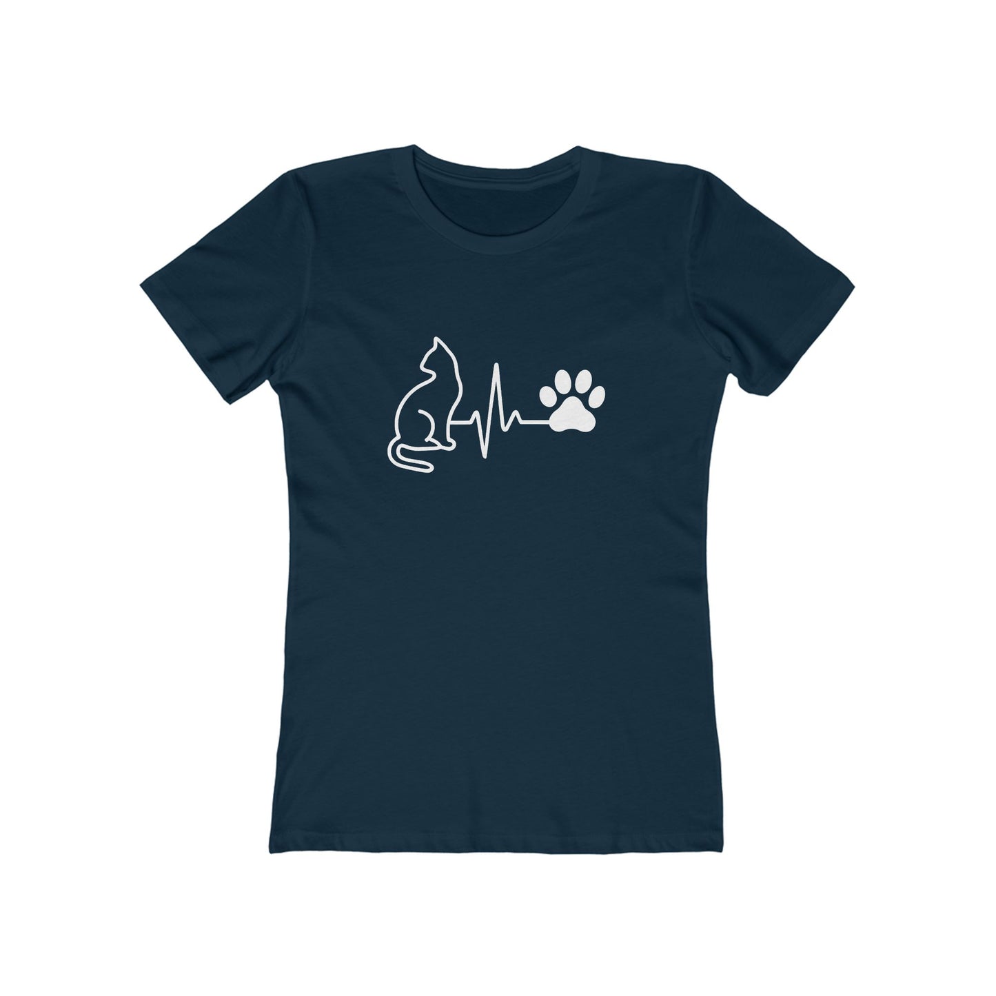 Cat Lover's Boyfriend Tee - Perfect for Pet Owners, Gift for Animal Lovers, Cute and Comfy Shirt, Casual Wear, Cat Mom Tee