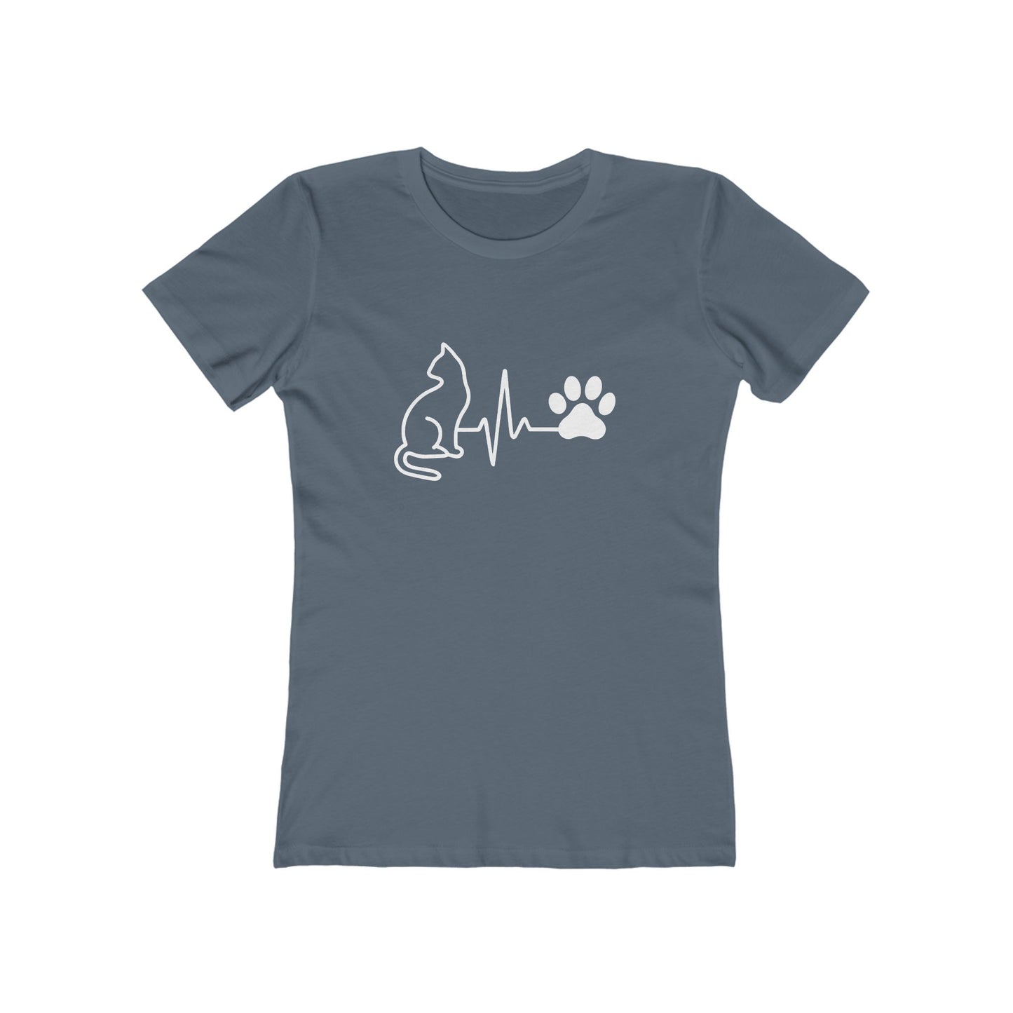 Cat Lover's Boyfriend Tee - Perfect for Pet Owners, Gift for Animal Lovers, Cute and Comfy Shirt, Casual Wear, Cat Mom Tee