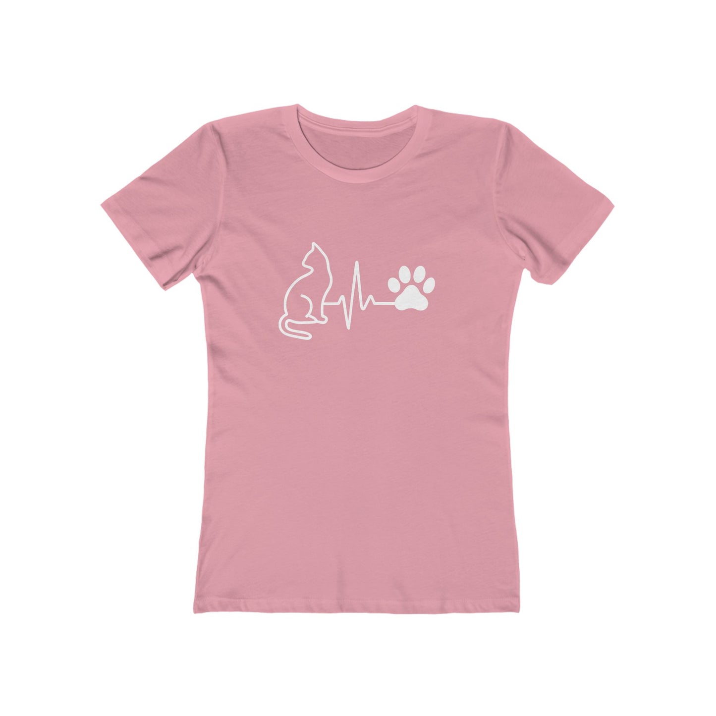 Cat Lover's Boyfriend Tee - Perfect for Pet Owners, Gift for Animal Lovers, Cute and Comfy Shirt, Casual Wear, Cat Mom Tee