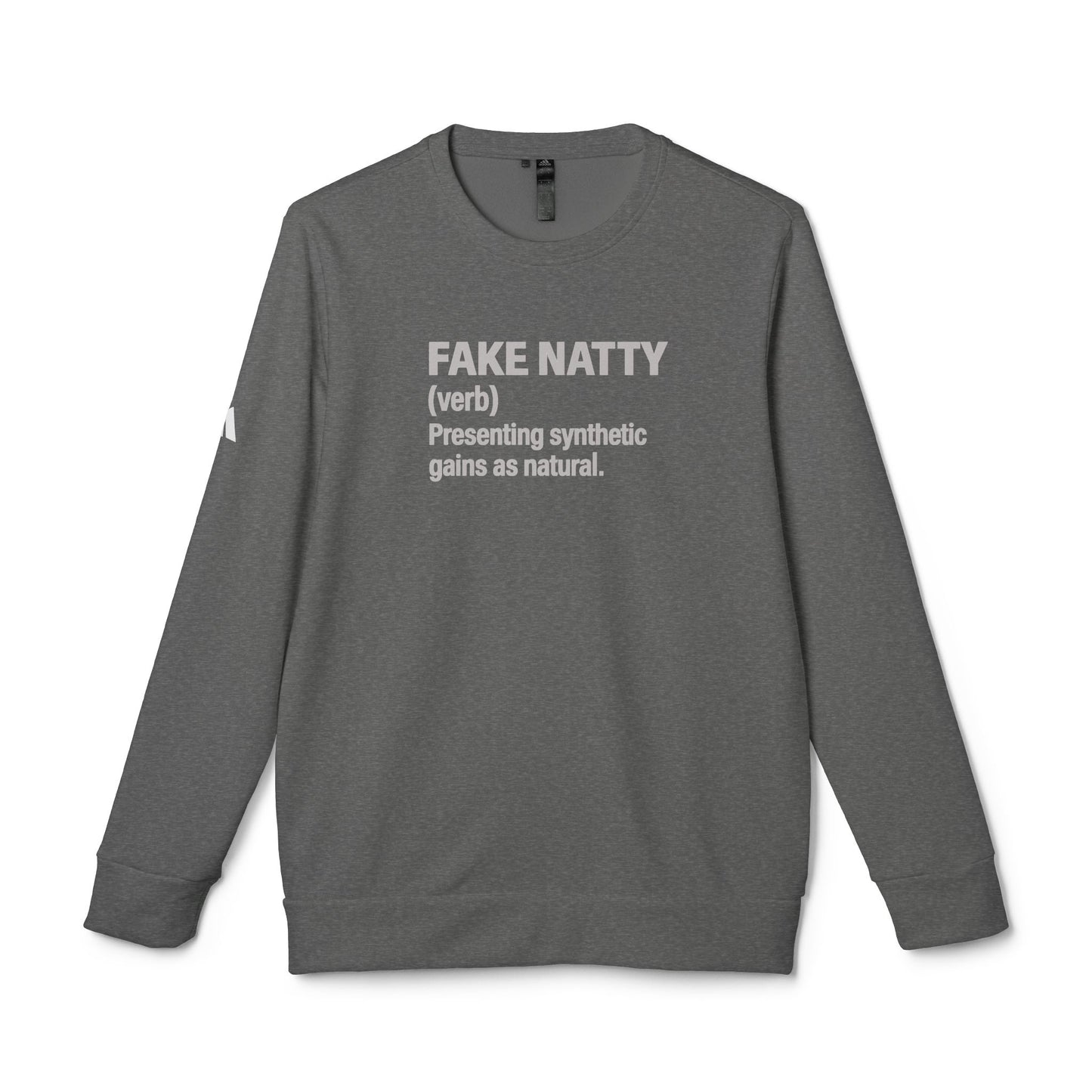 Adidas Fake Natty Crewneck | Gym Humor Sweatshirt