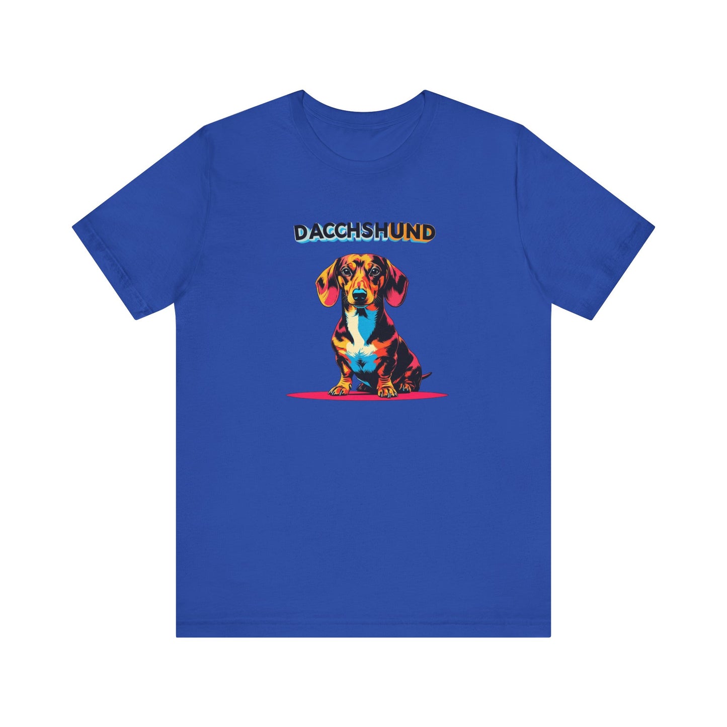 Colorful Dachshund Tee - Unisex Dog Lover T-Shirt, Gift for Pet Owners, Cute Casual Wear, Animal Advocate Apparel, Perfect for Birthdays