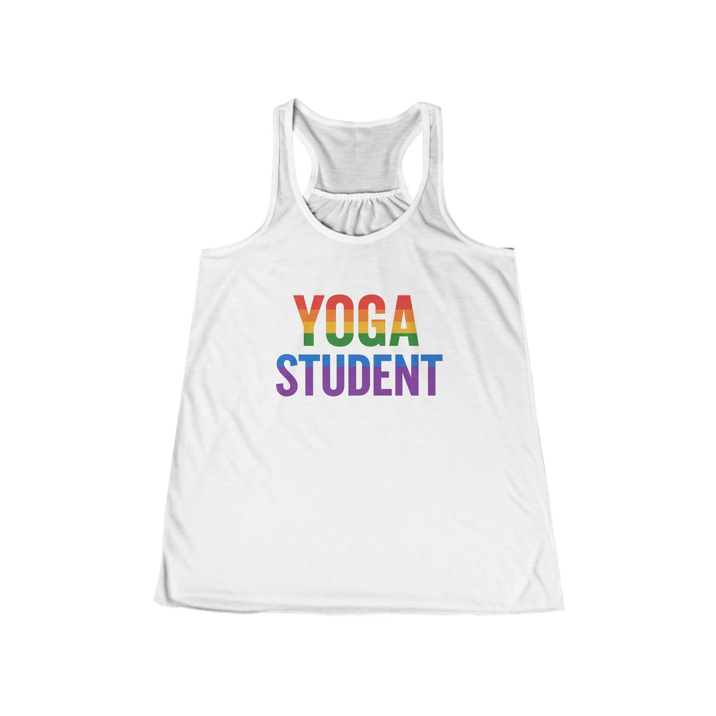Rainbow Yoga Racerback Tank | LGBTQ+ Pride Activewear & Yoga Gift