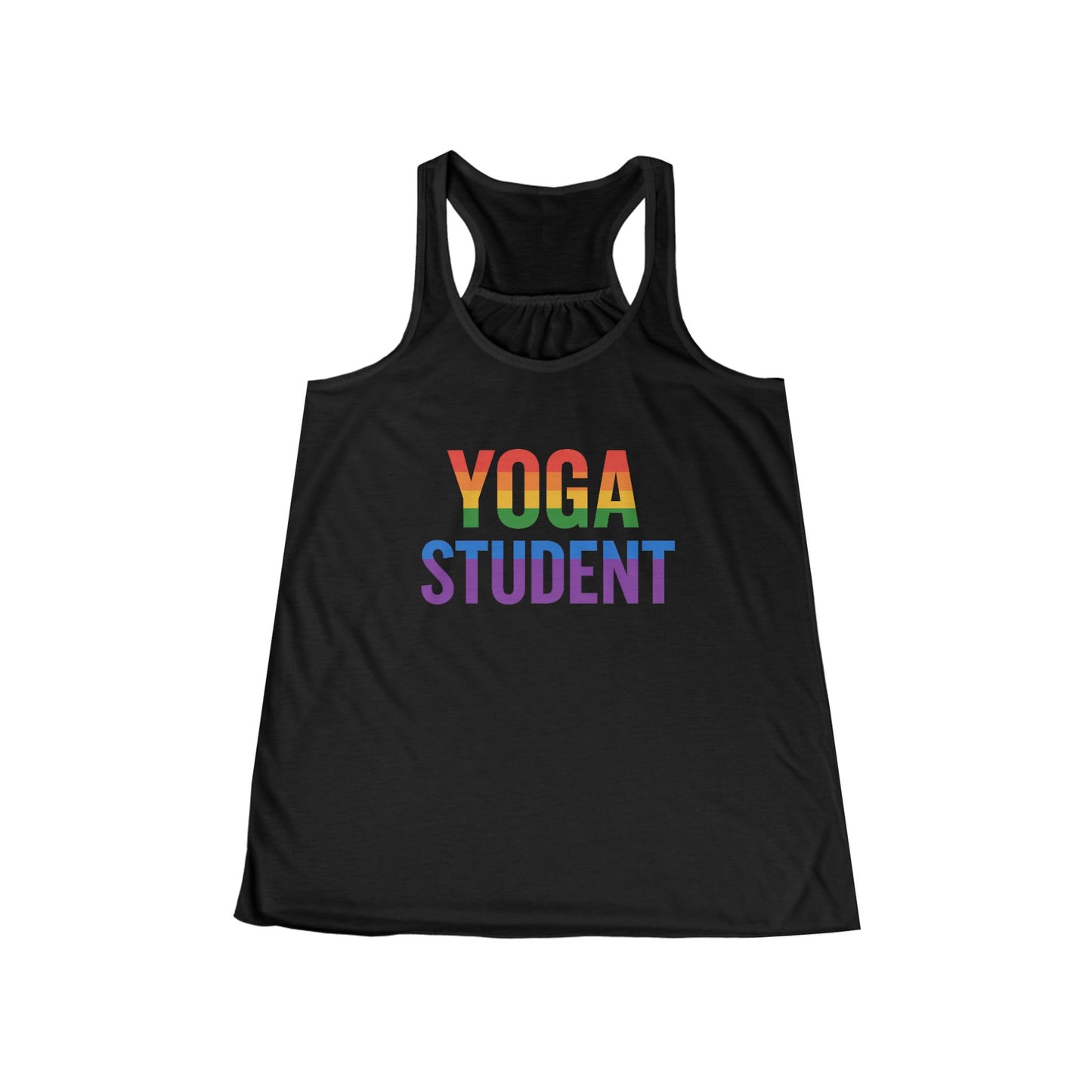 Rainbow Yoga Racerback Tank | LGBTQ+ Pride Activewear & Yoga Gift