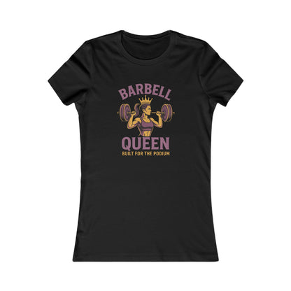 Barbell Queen Women's Gym Tee | Empowering Workout T-Shirt & Fitness Gift