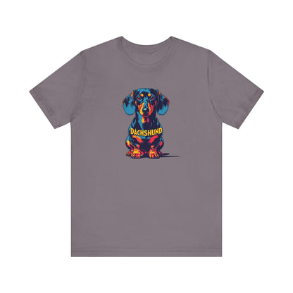 Colorful Dachshund T-Shirt | Cute Wiener Dog Tee, Dog Lover Gift, Unisex Pet Owner Shirt