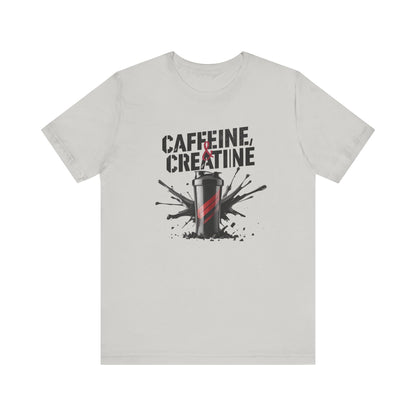 Energizing Caffeine & Creatine Tee | Gym Shirt & Motivational Athlete Gift