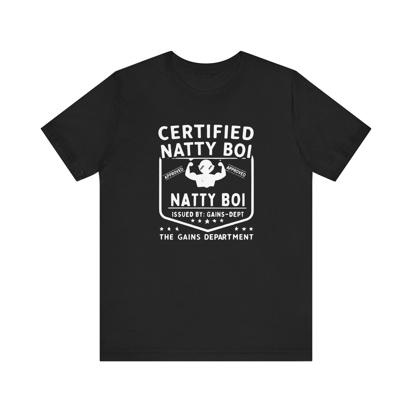 Certified Natty Boi Unisex Jersey Tee - Funny Vibe Graphic T-Shirt