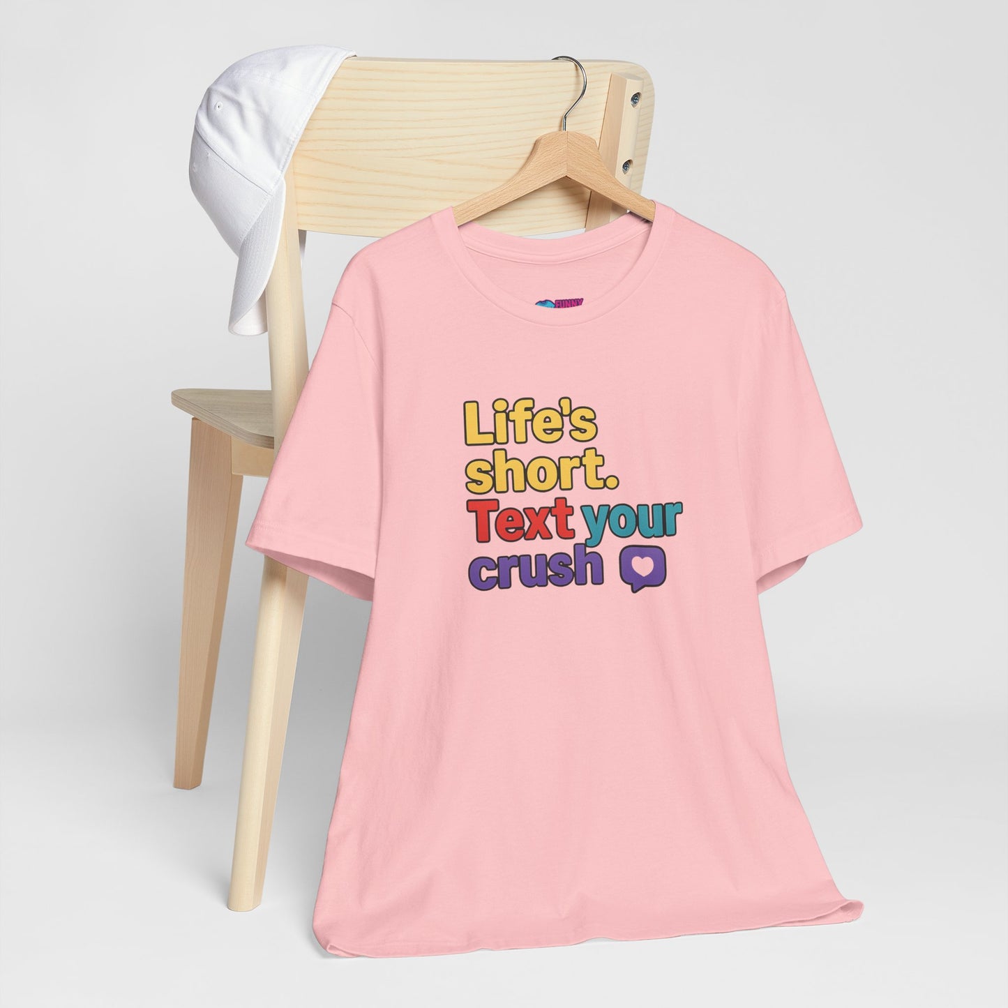 Text Your Crush T-Shirt | Cute Retro Graphic Tee