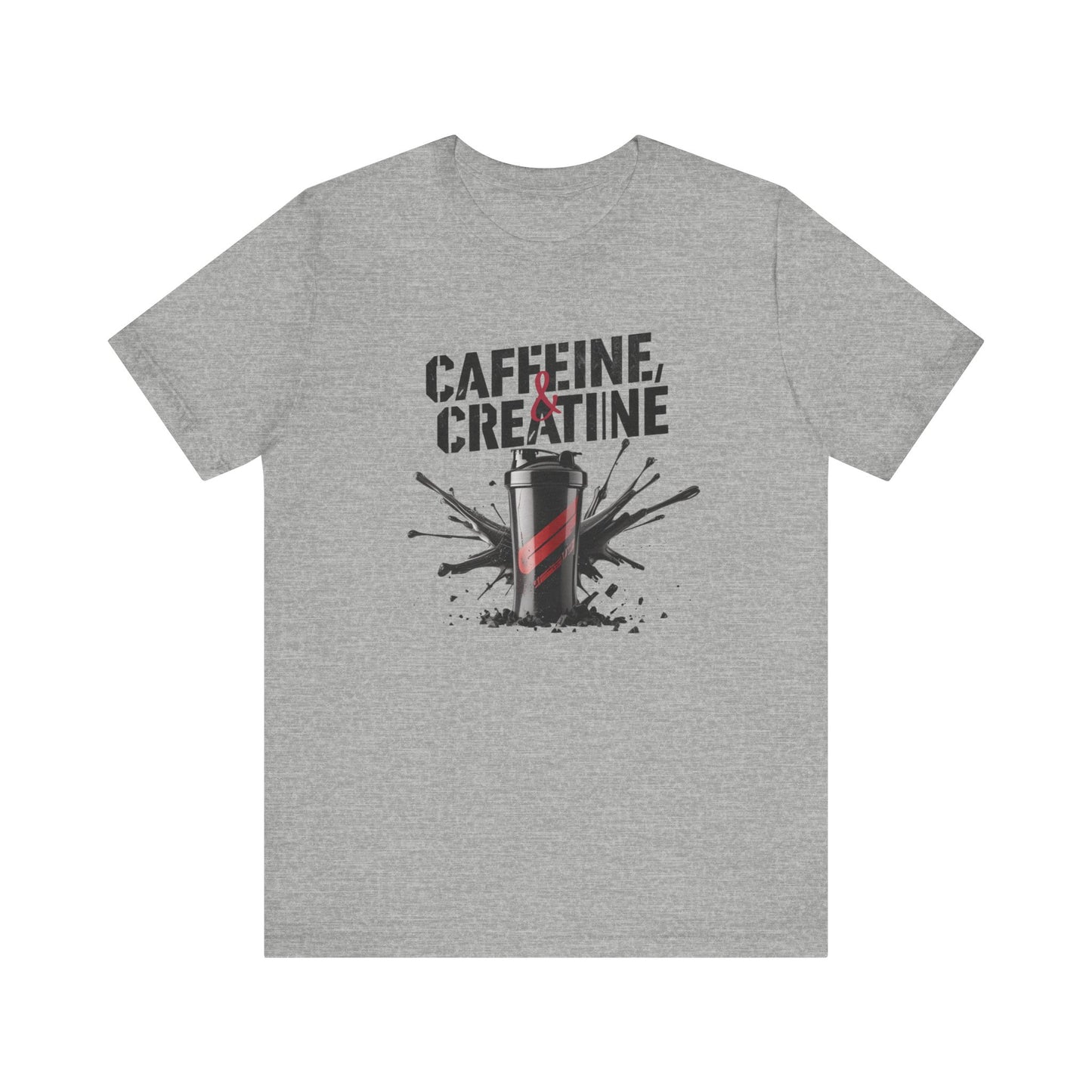 Energizing Caffeine & Creatine Tee | Gym Shirt & Motivational Athlete Gift