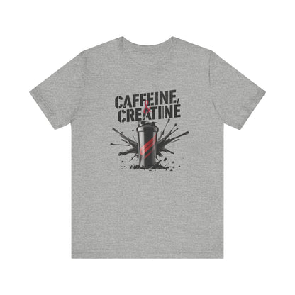 Energizing Caffeine & Creatine Tee | Gym Shirt & Motivational Athlete Gift