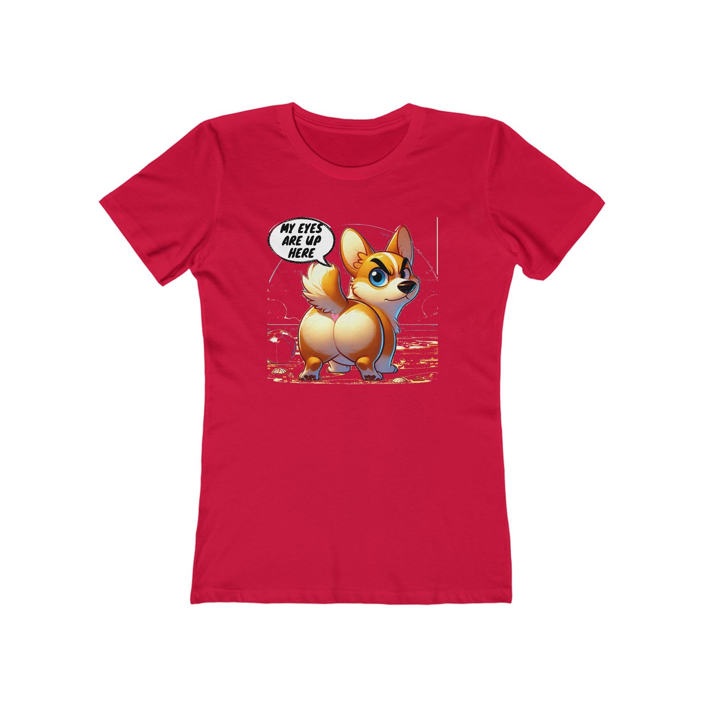 Cute Corgi Graphic Tee, Fun T-Shirt for Dog Lovers, Quirky Animal Apparel, Gifts for Pet Owners, Casual Wear, Summer Style