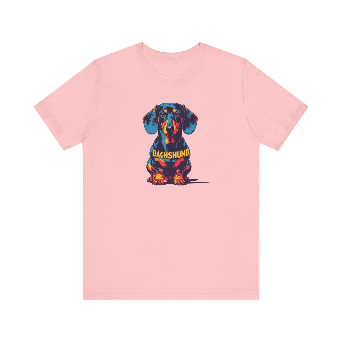 Colorful Dachshund T-Shirt | Cute Wiener Dog Tee, Dog Lover Gift, Unisex Pet Owner Shirt