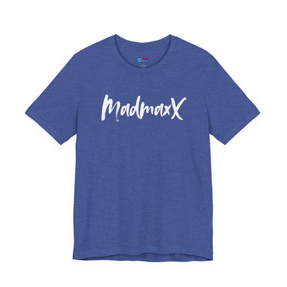 Back-Print Tee — Bold Brush Script "MONNG YKTU!" Casual Graphic T-Shirt