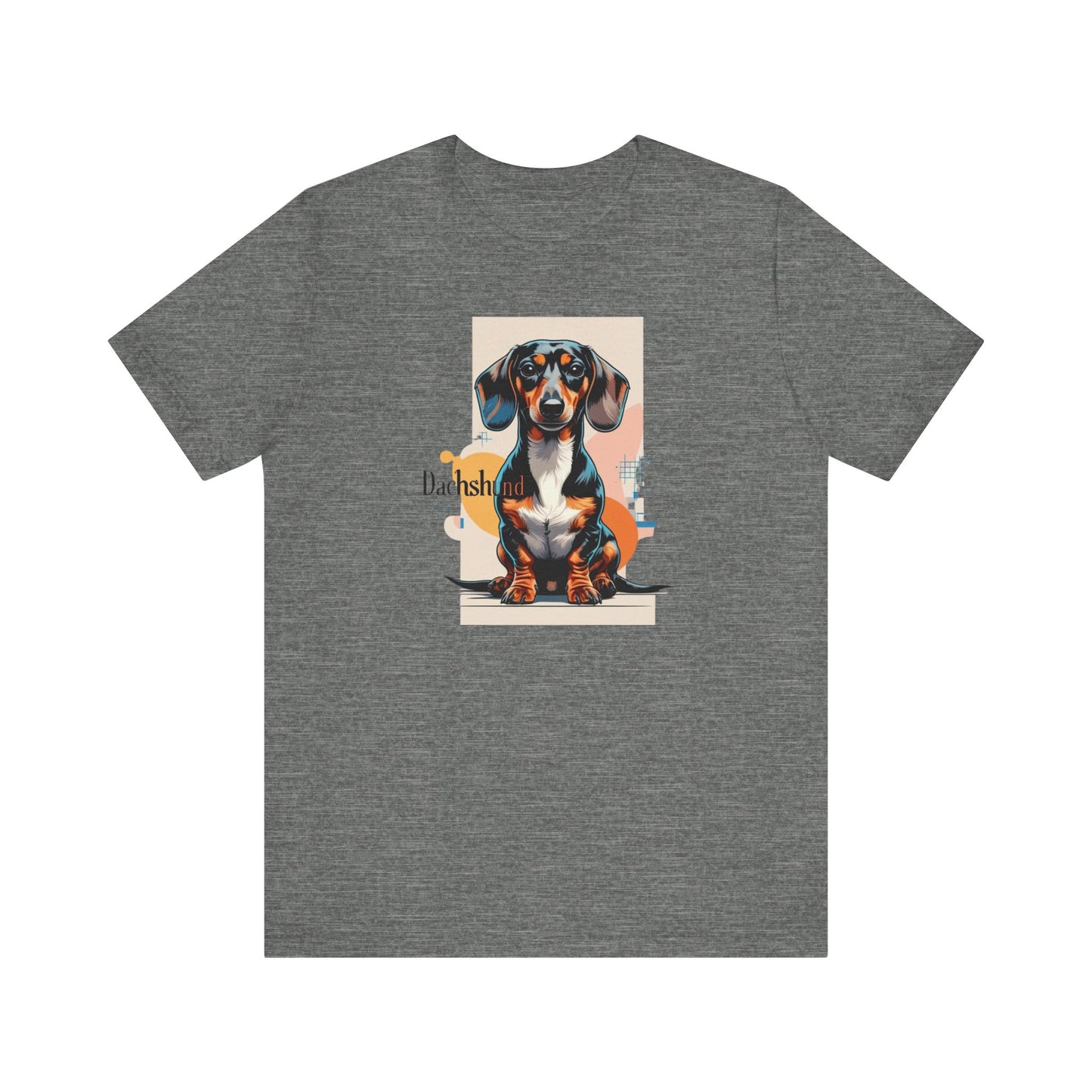 Dachshund Lover's Unisex Tee, Cute Dog Graphic Shirt, Animal Art Tee, Pet Lover Gift, Casual Dog Tee, Birthday Gift Idea