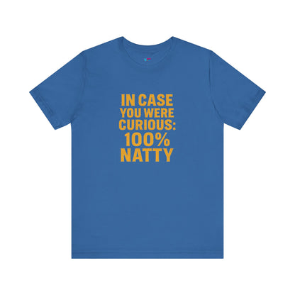 Funny 100% Natty Unisex Jersey Tee - Perfect for Casual Wear & Gift Giving