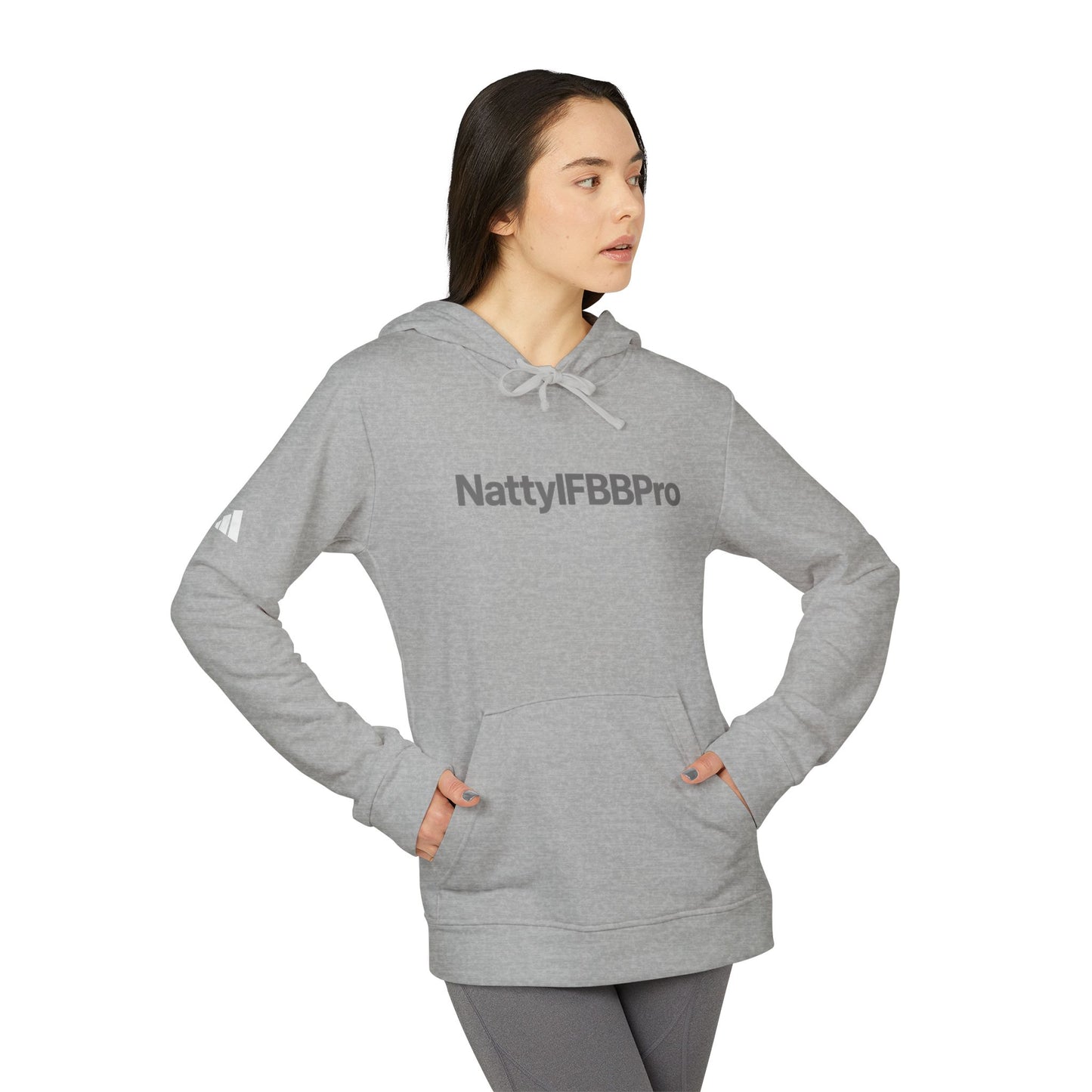 Adidas Natty IFBBPro Hoodie | Minimal Gym Pullover