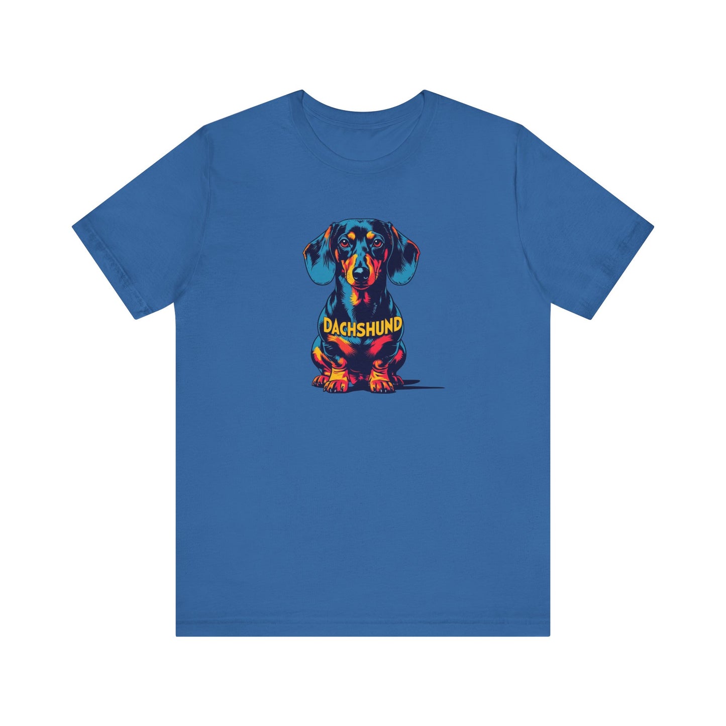 Colorful Dachshund T-Shirt | Cute Wiener Dog Tee, Dog Lover Gift, Unisex Pet Owner Shirt