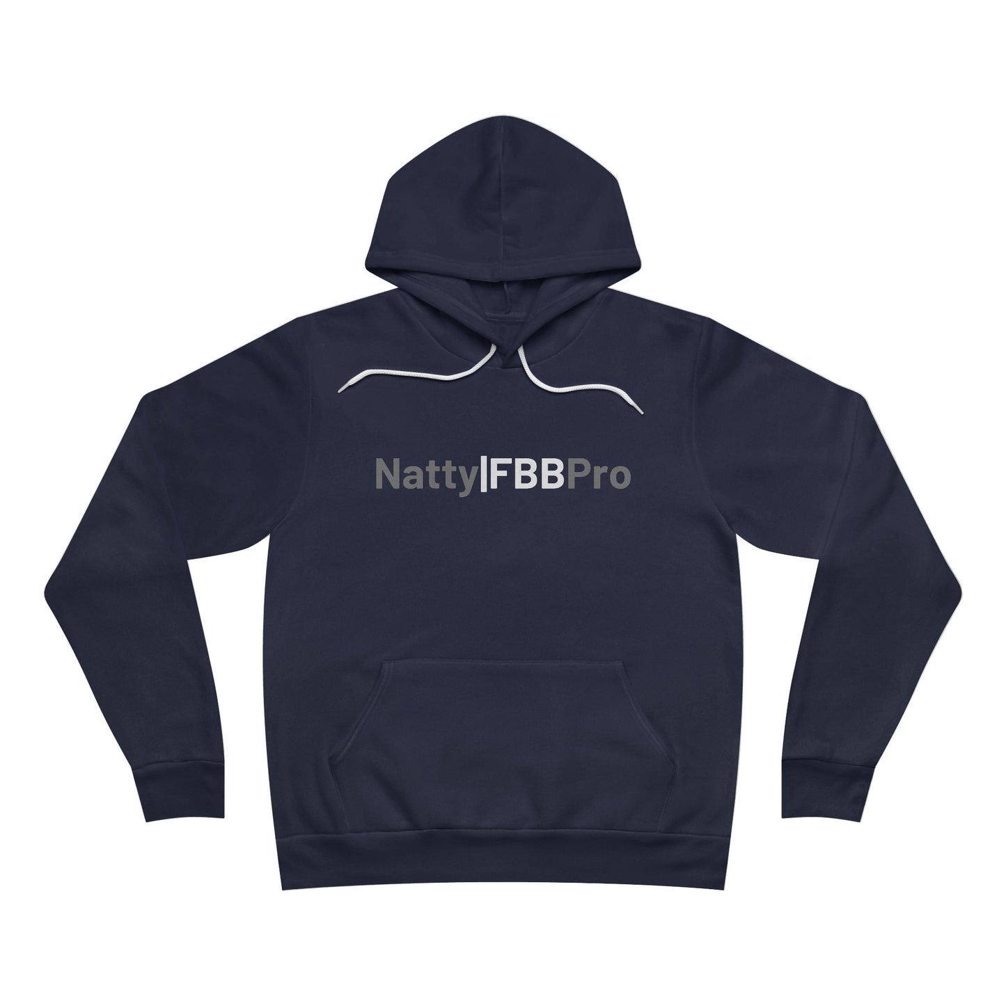 Natty IFBB Pro Pullover Hoodie – Fitness Minimalist Black Hoodie