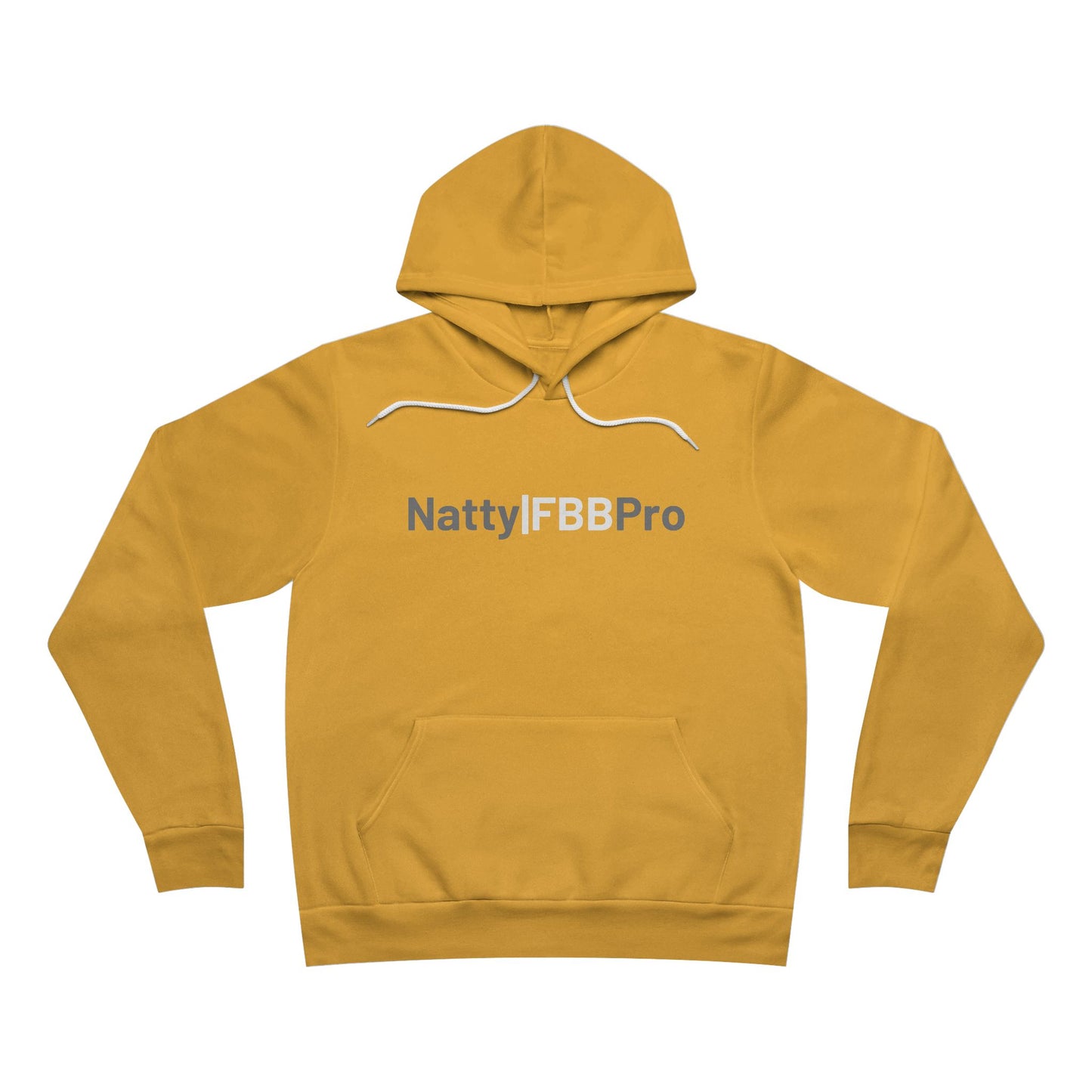 Natty IFBB Pro Pullover Hoodie – Fitness Minimalist Black Hoodie