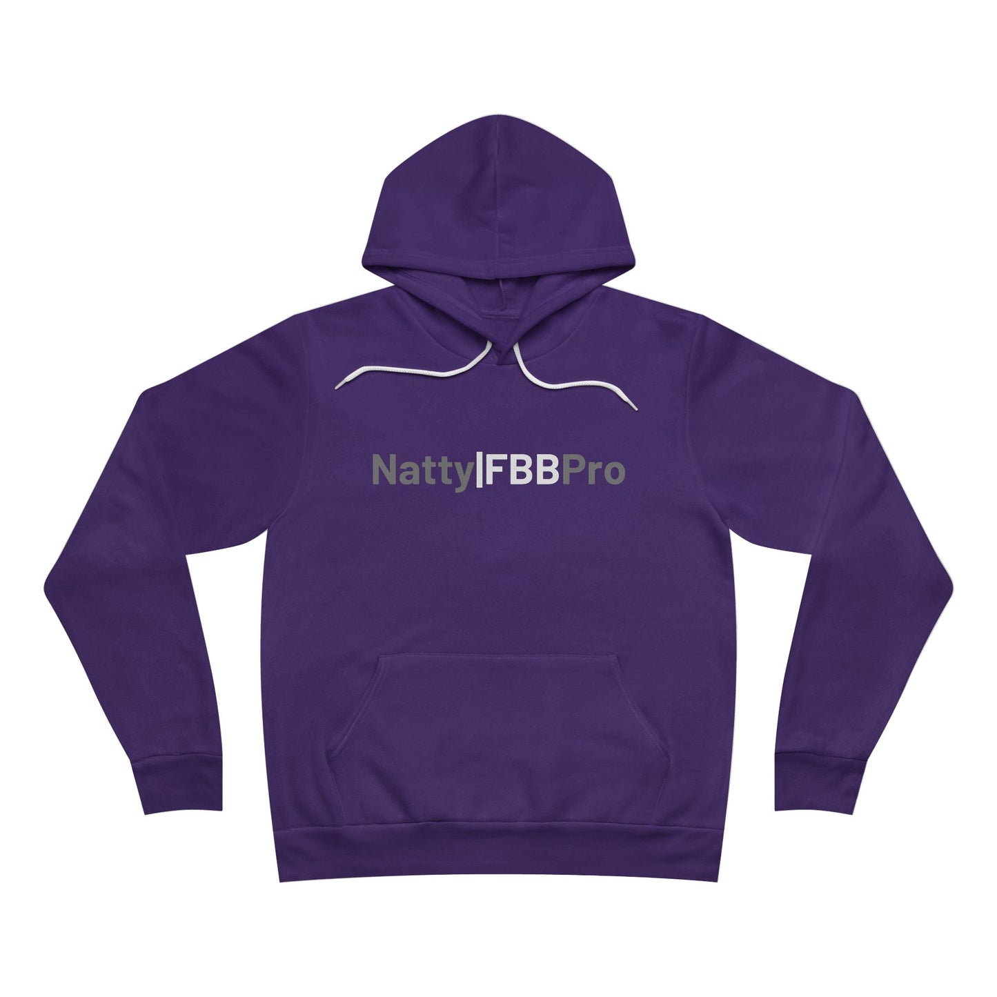Natty IFBB Pro Pullover Hoodie – Fitness Minimalist Black Hoodie
