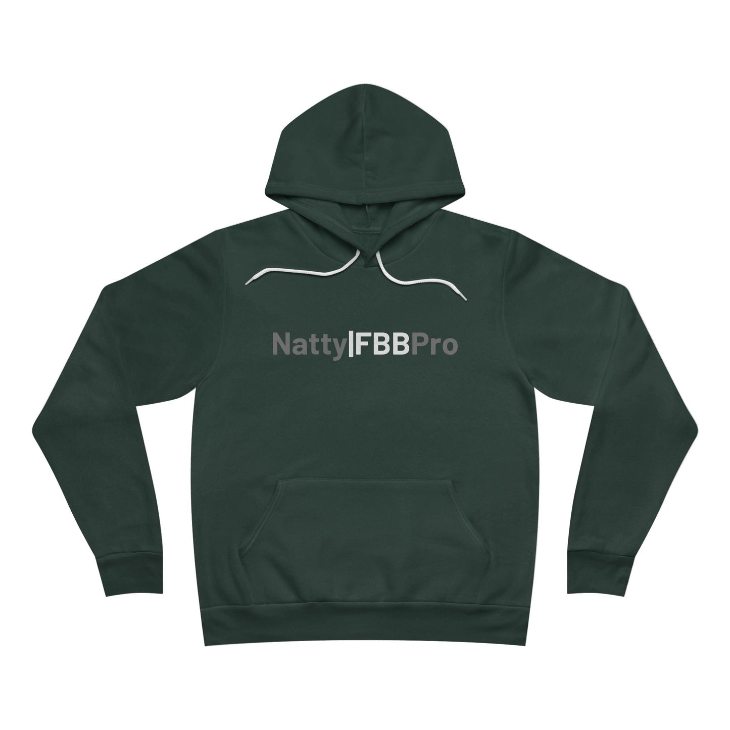 Natty IFBB Pro Pullover Hoodie – Fitness Minimalist Black Hoodie