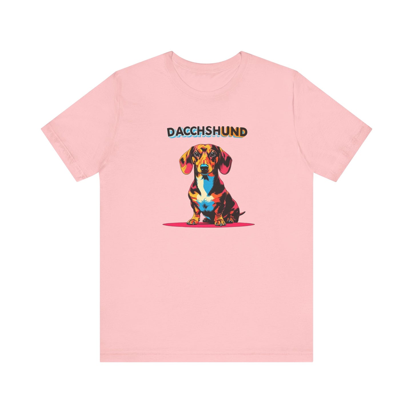 Colorful Dachshund Tee - Unisex Dog Lover T-Shirt, Gift for Pet Owners, Cute Casual Wear, Animal Advocate Apparel, Perfect for Birthdays