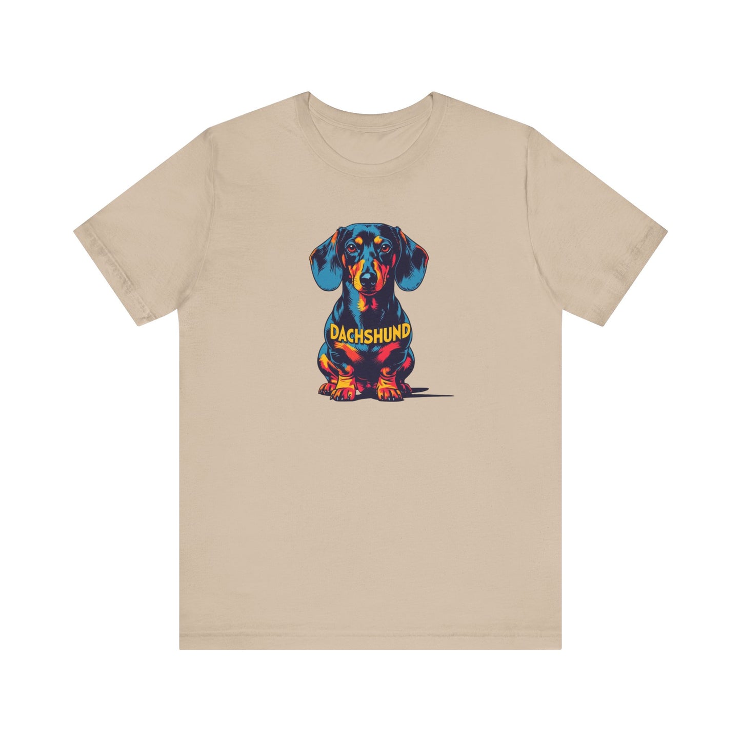Colorful Dachshund T-Shirt | Cute Wiener Dog Tee, Dog Lover Gift, Unisex Pet Owner Shirt