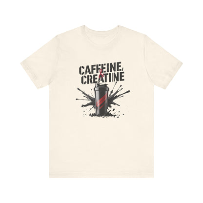 Energizing Caffeine & Creatine Tee | Gym Shirt & Motivational Athlete Gift