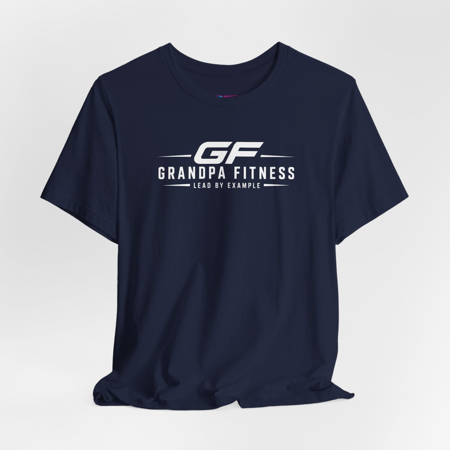GF Grandpa Fitness Lead By Example T-Shirt | Grandpa Gym Shirt for Active Men