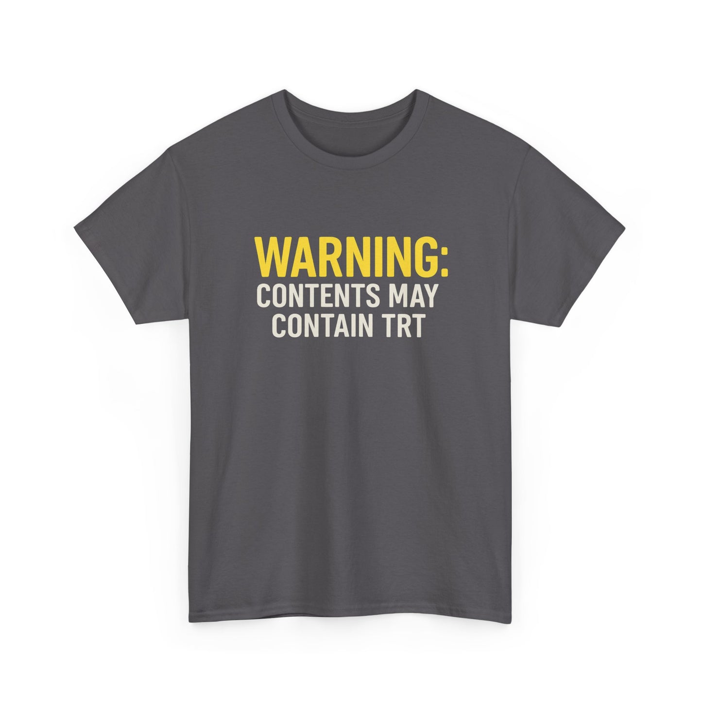Warning Tee: Funny Graphic Unisex Heavy Cotton Statement Top