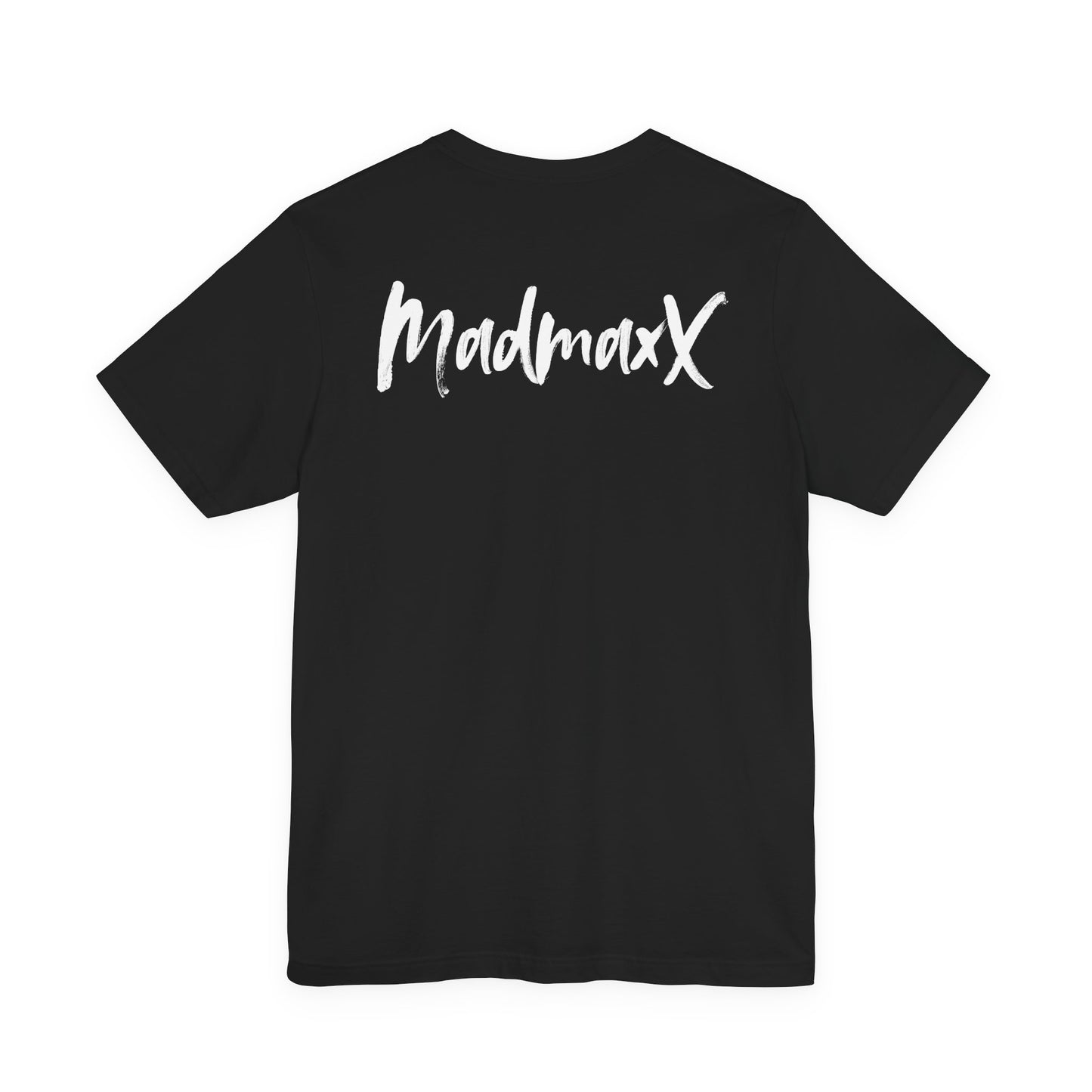 Nah Mean Graphic Tee — Black Casual Script T-Shirt (Front & Back Text)