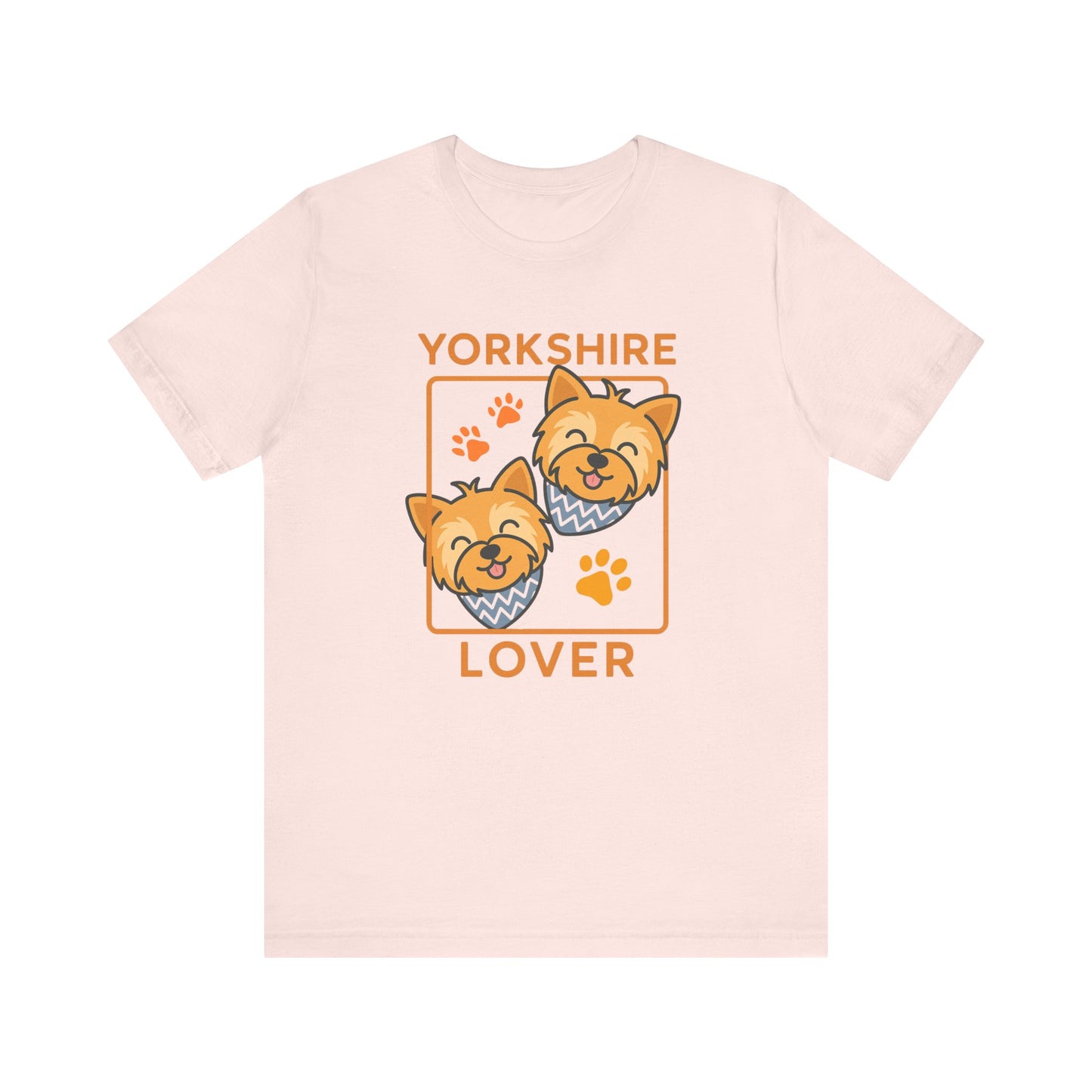 Double Yorkshire Lover T-Shirt | Cute Dog Mom/Dad Gift & Pet Apparel
