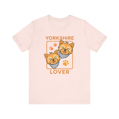 Double Yorkshire Lover T-Shirt | Cute Dog Mom/Dad Gift & Pet Apparel