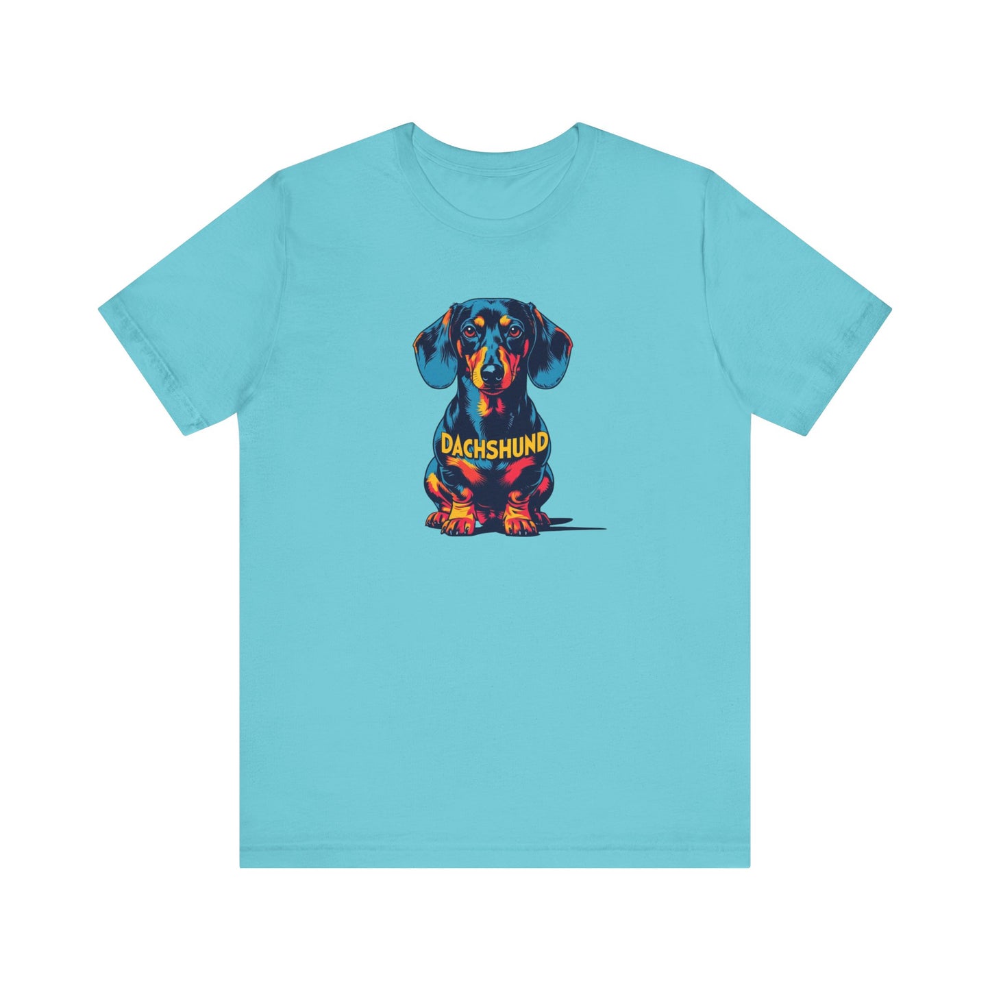 Colorful Dachshund T-Shirt | Cute Wiener Dog Tee, Dog Lover Gift, Unisex Pet Owner Shirt