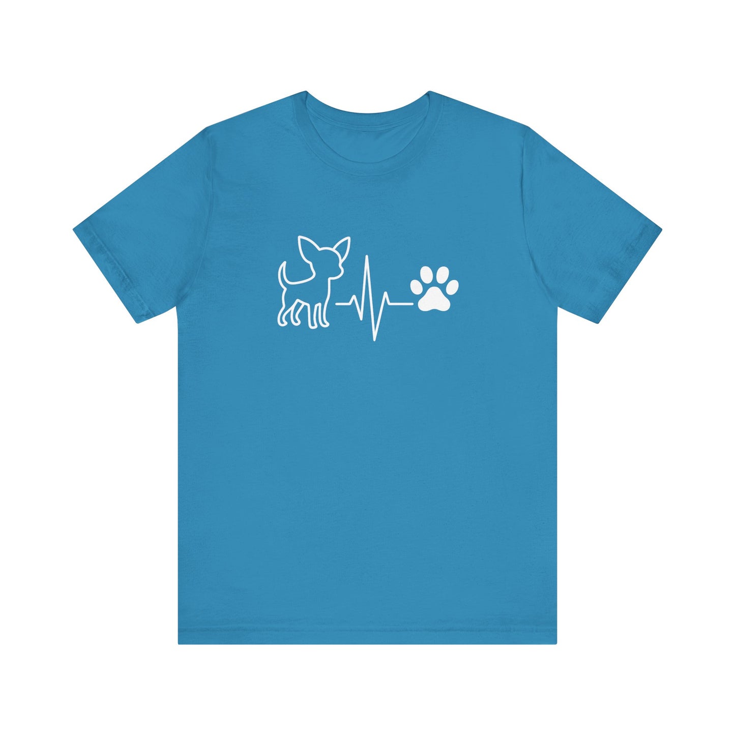 Chihuahua Heartbeat T-Shirt | Funny Dog Lover Gift & Pet Owner Tee