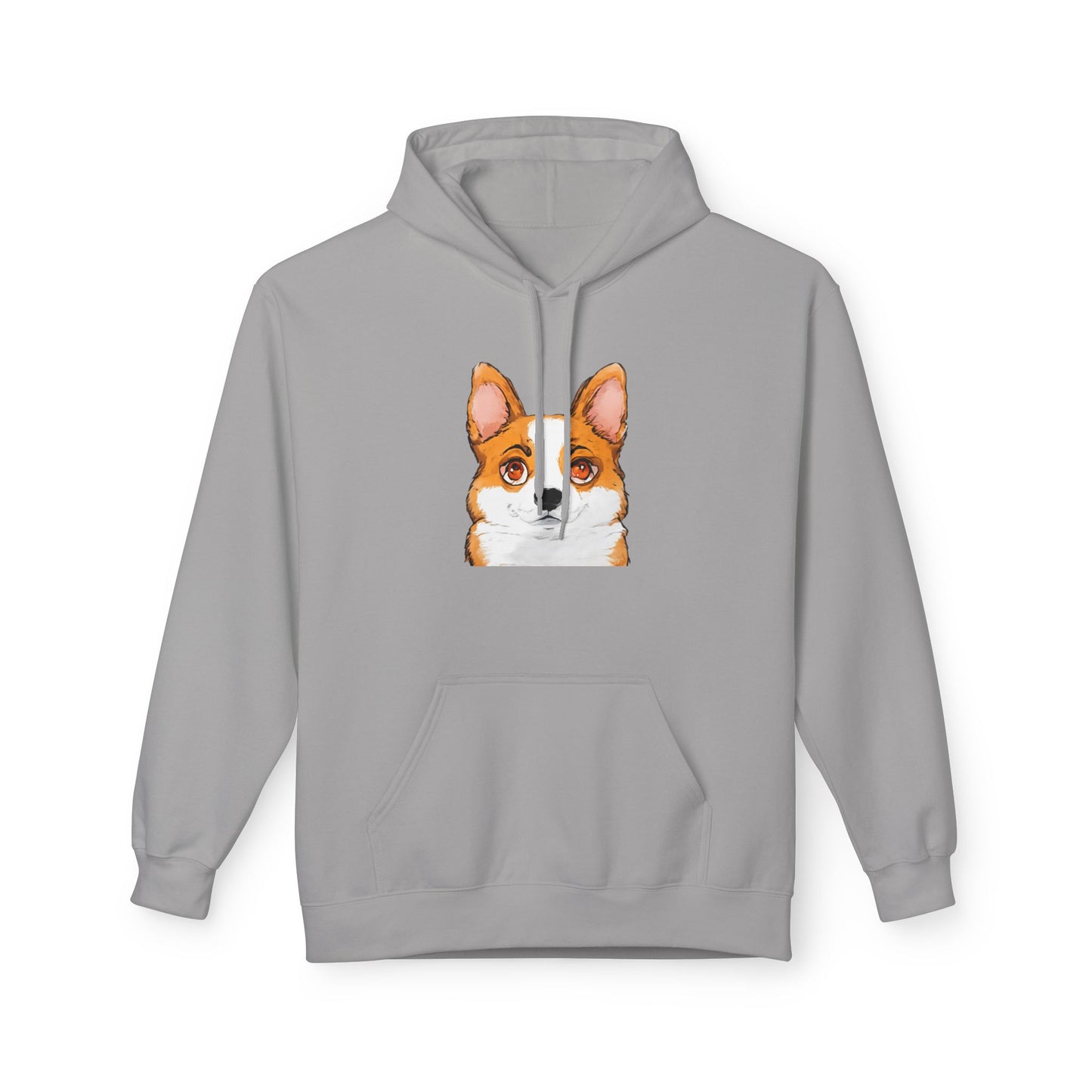 Corgi Hoodie, Corgi Face Pullover Cute Pembroke Welsh Corgi Hoodie for Dog Lovers